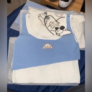 Cinnamoroll Sanrio tank tops